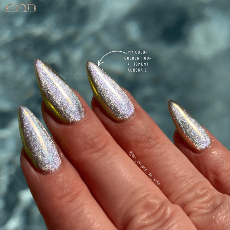 Amande faites avec le Pigment Aurora 6 