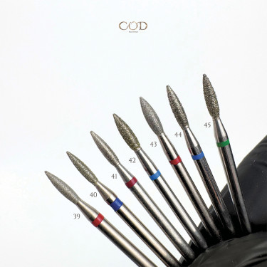 Gamme complète dont l'Embout diamant N°40