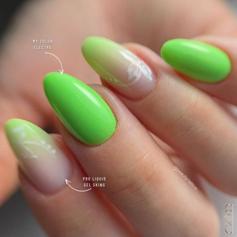 Amande fait avec le Pro Liquid Gel Skin
