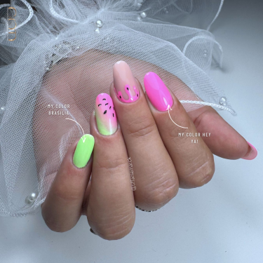 Nail art fait avec le My Color Hey Ya !