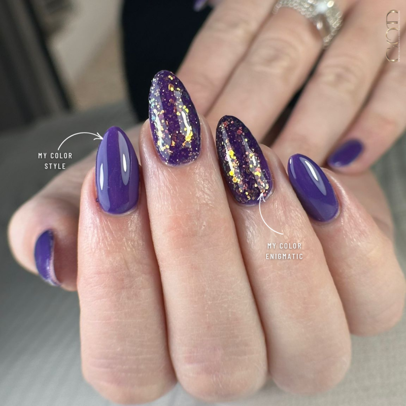 Nail art fait avec le My Color Enigmatic