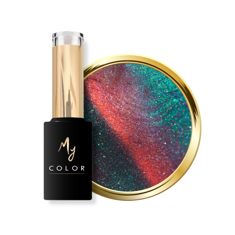 Pastille et flacon du My Color Andromeda avec effet