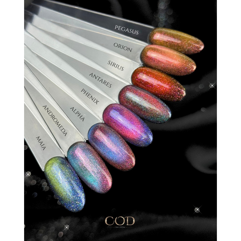 8 vernis semi permanent Cat Eye Galaxy