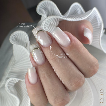 Square fait avec le Easy Ultra Milky White