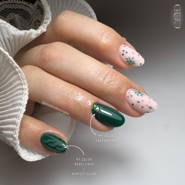 Pose amandes avec le My Color Rebellious et Fascination