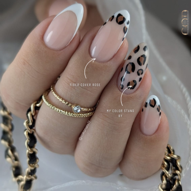 nail art léopard