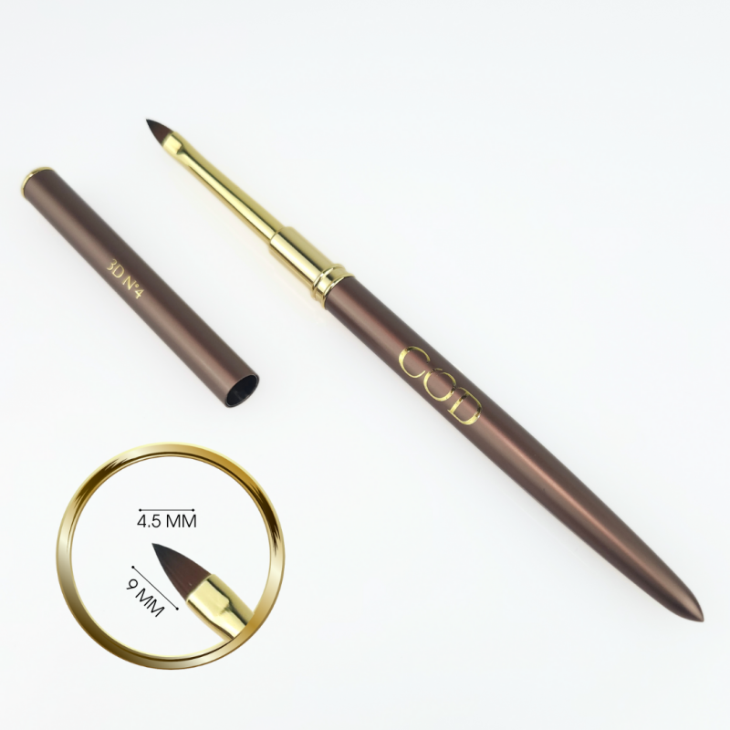 Pinceau 3D n°4 entier et zoom