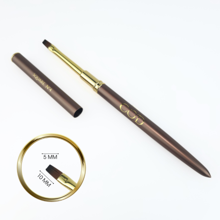 Pinceau Square n°4 avec zoom sur point et en entier