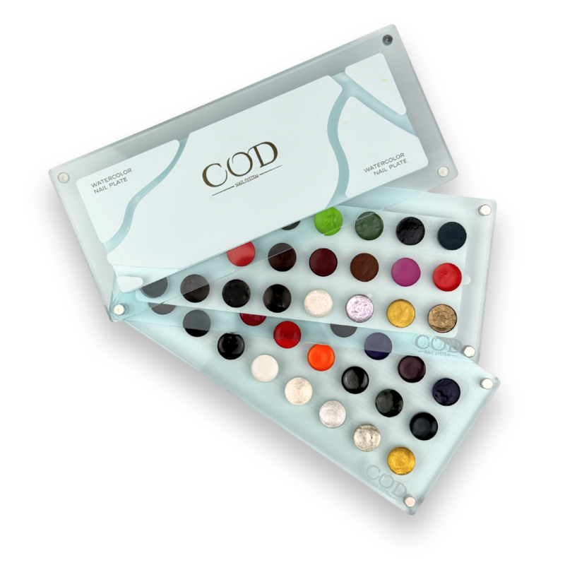 Palette d'aquarelle ouverte