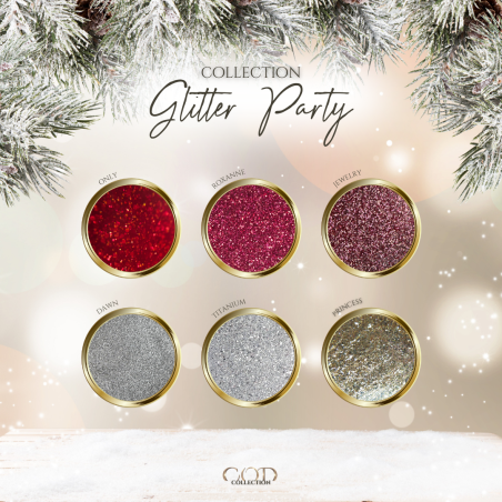 Pastilles des couleurs de la Glitter Party Collection