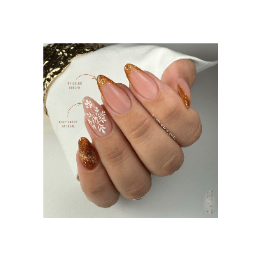 Pose en amandes avec le My Color Ginger et le Easy Cover Natural