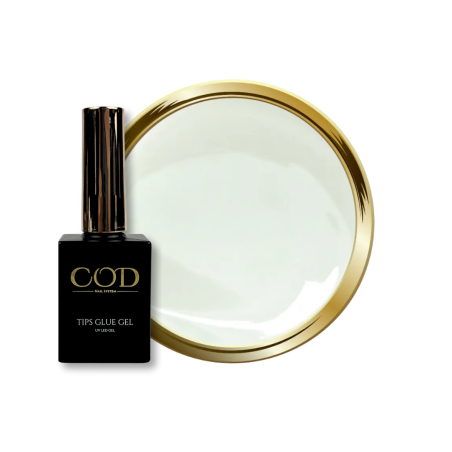 Flacon et pastille du Tips Glue Gel