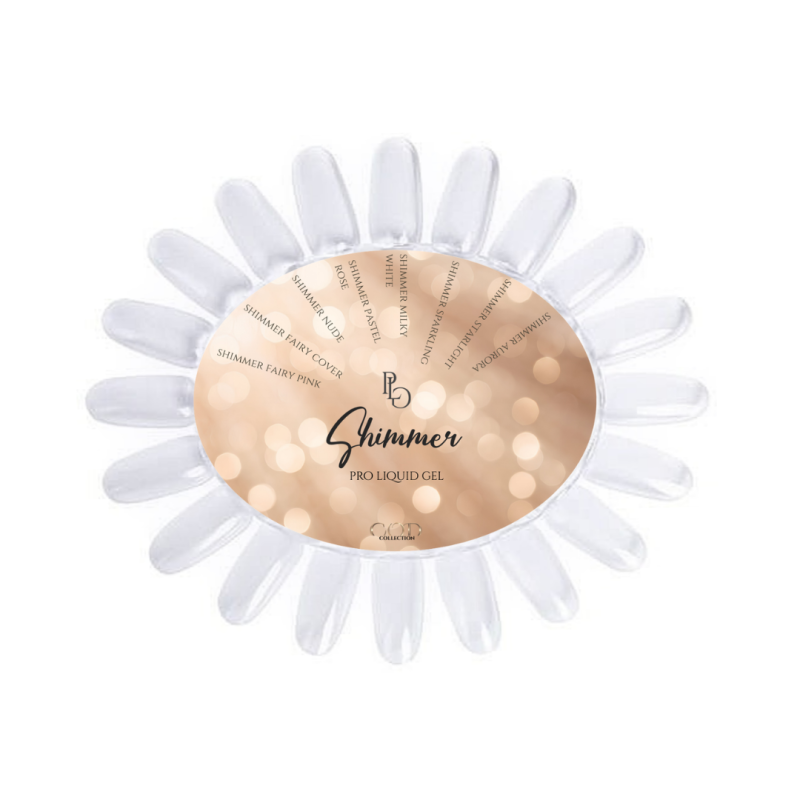 Nuancier transparent PLG Shimmer