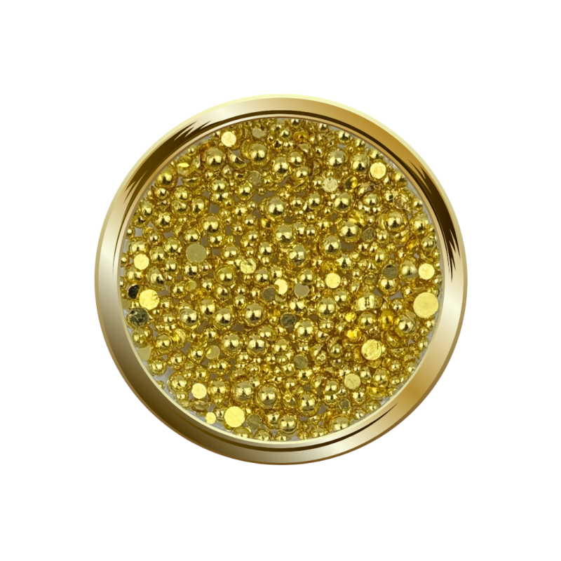 Strass metallic Gold