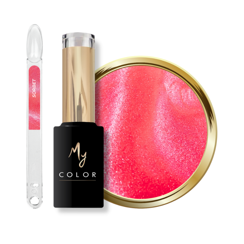 Tips, flacon et pastille du My Color Cat Eye Sorbet