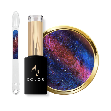 Tips, flacon et pastille du My Color Cat Eye Alpha