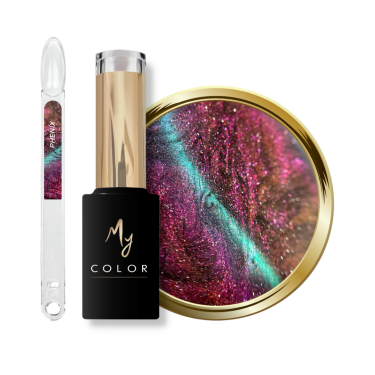 Tips, flacon et pastille du My Color Cat Eye Phenix