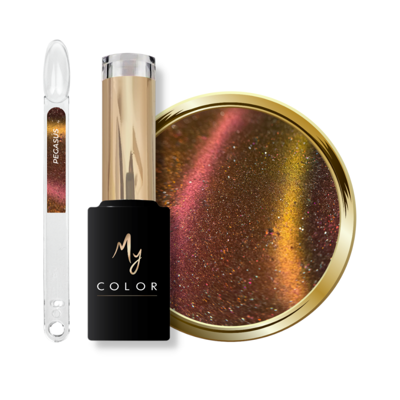 Tips, flacon et pastille du My Color Cat Eye Pegasus