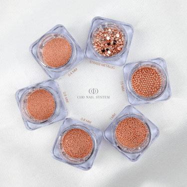 Micro billes rose gold