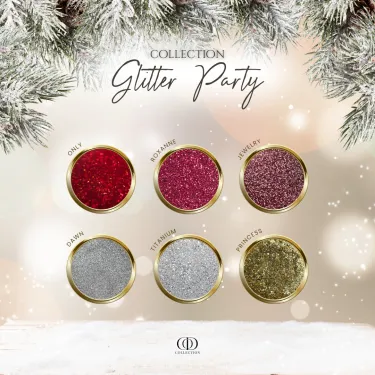 Pastilles des couleurs de la Glitter Party Collection