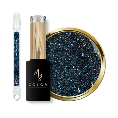 Tips, flacon et pastille du My Color Reflect Galaxy