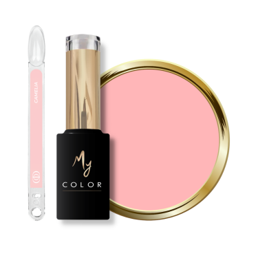 Tips, flacon et pastille du My Color Camelia