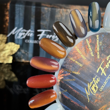 Nuancier de la collection Mystic Forest