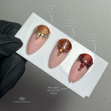 Capsules avec le My Color Cat Eye Glowing, Maple et Macchiato