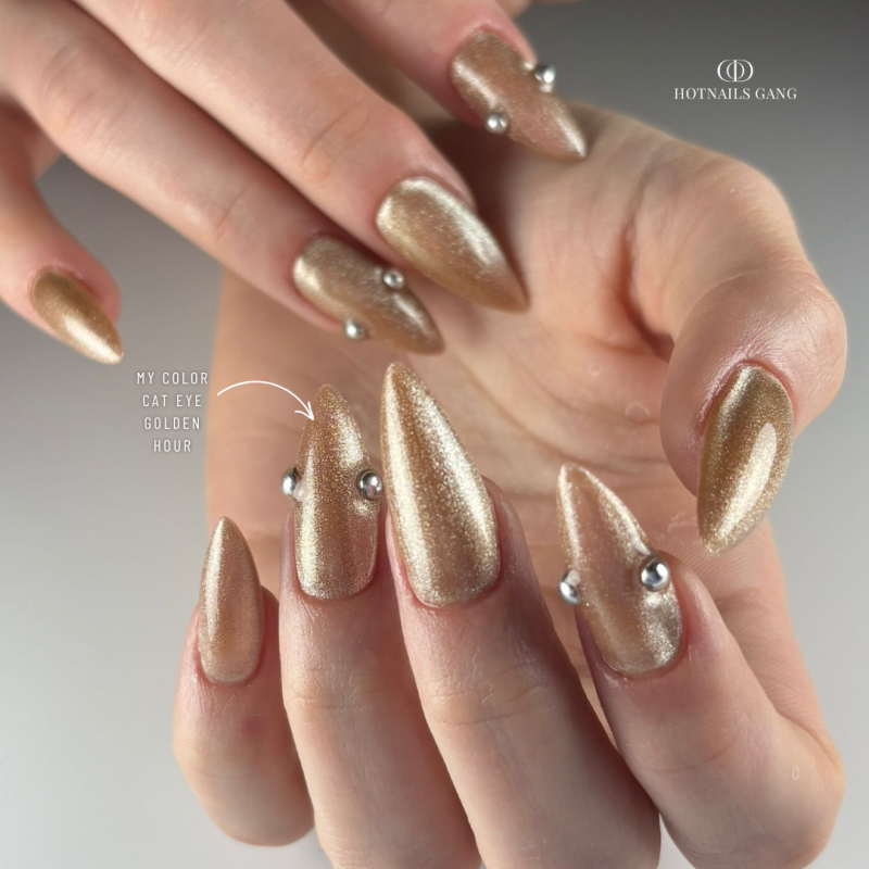 Pose en amandes avec le My Color Cat Eye Golden Hour