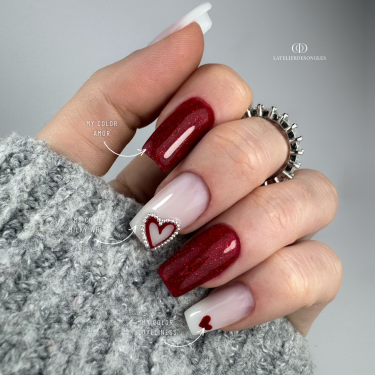 Pose carrée avec le My Color Milky White