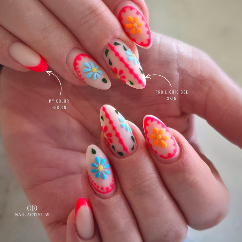 Pose en amandes avec le My Color Heroin