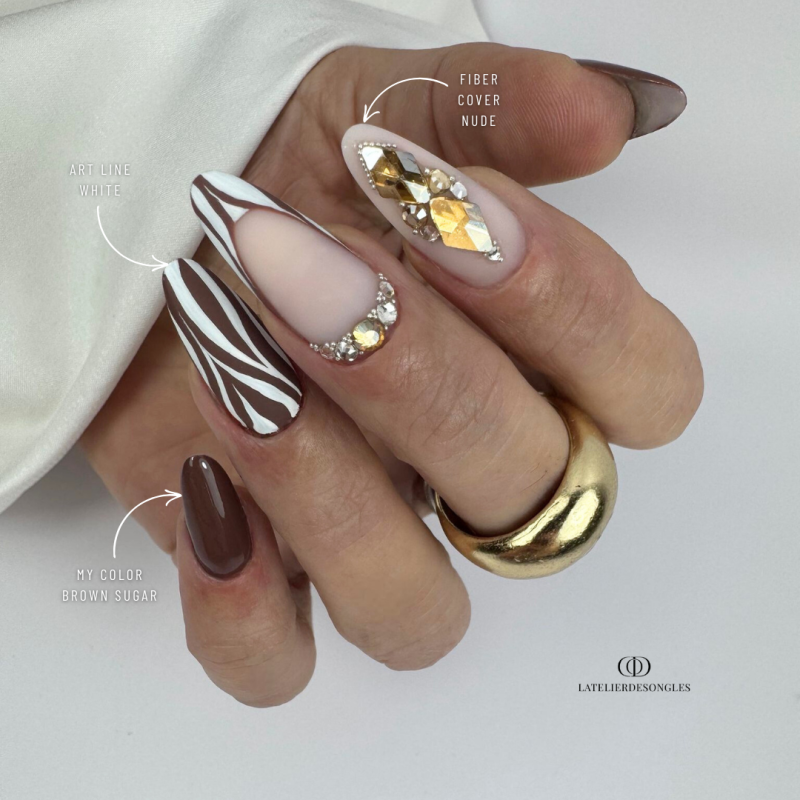 Pose en amandes avec le My Color Brown Sugar