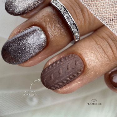 Pose ovale avec le My Color Brown Sugar