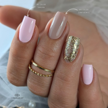 Pose carrée avec le My Color Sakura et Confidence