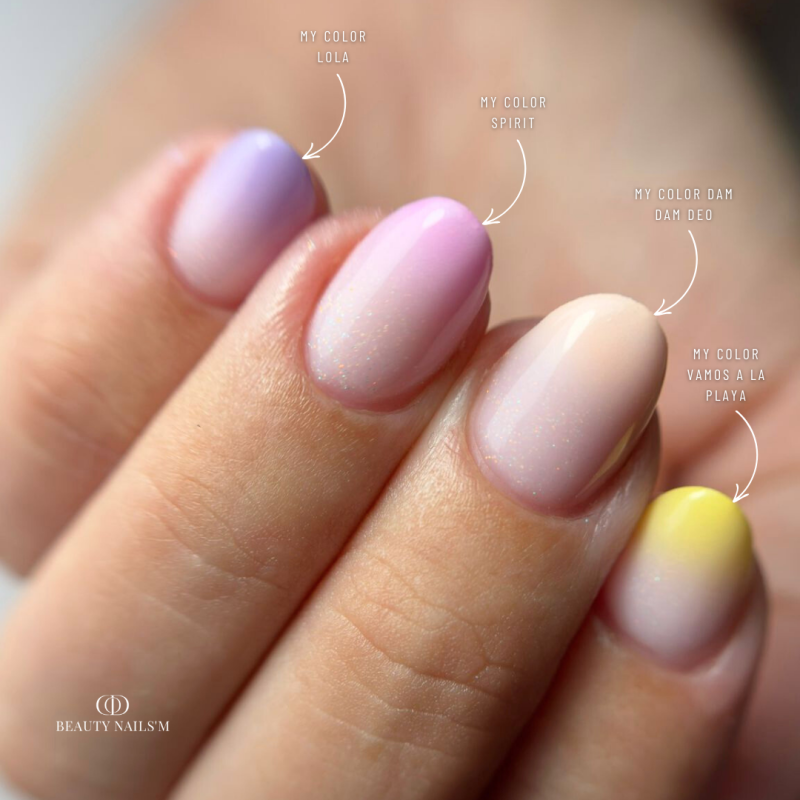 Pose ovale avec le My Color Dam Dam Deo