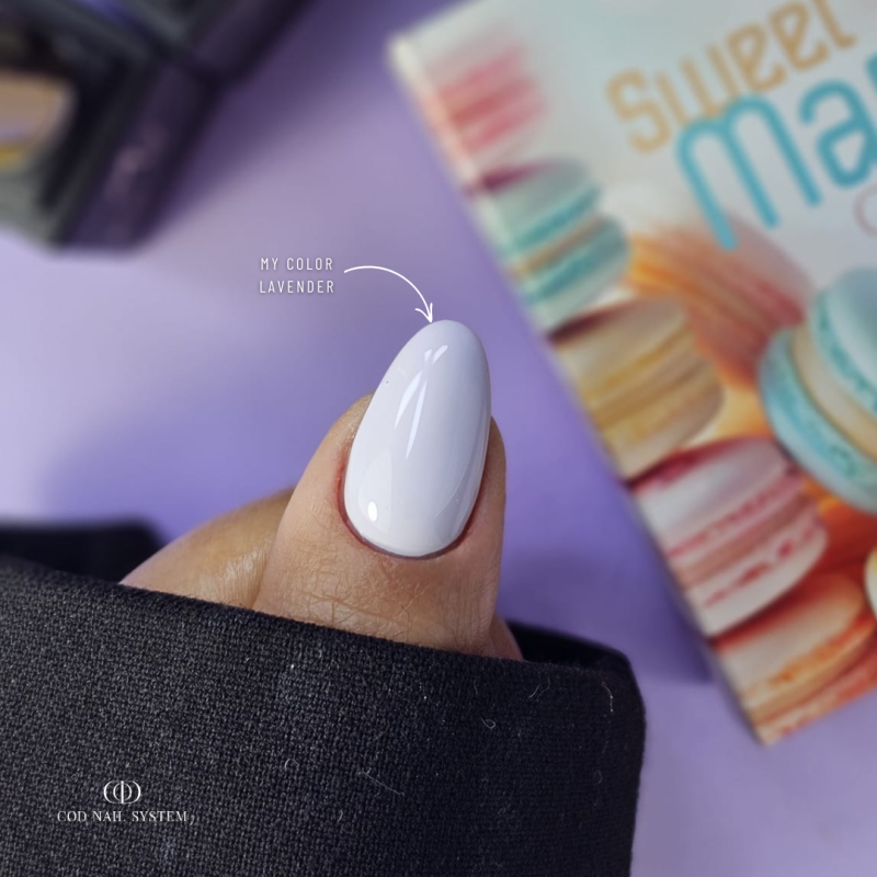 Ongle en amande avec le My Color Lavender