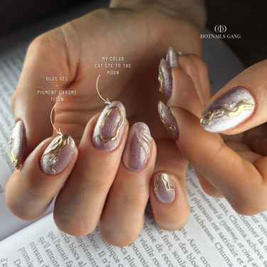 Pose en amandes avec le My Color Cat Eye To The Moon