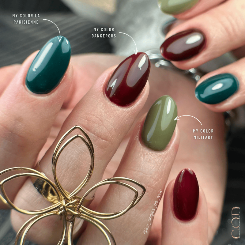 Pose en amandes avec le My Color La Parisienne