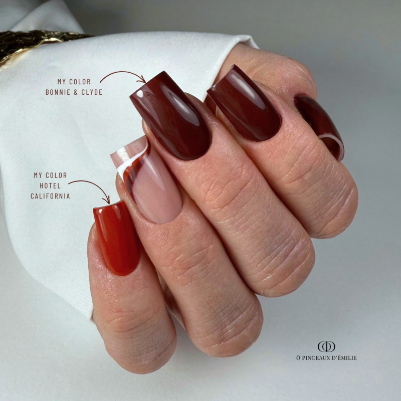 Pose carrée avec le My Color Bonnie & Clyde