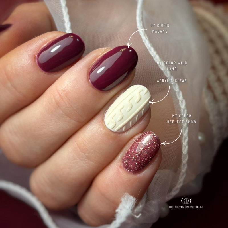 Pose ovale avec le My Color Madame