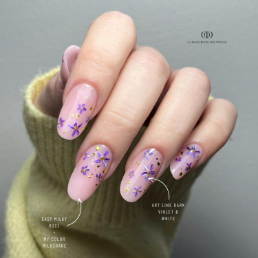 Pose ovale avec le My Color Milkshake sur le Easy Milky Rose