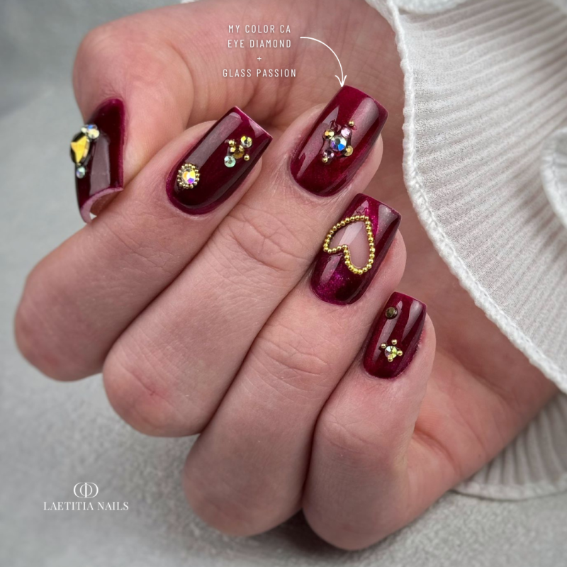 Pose carrée avec le My Color Glass Passion