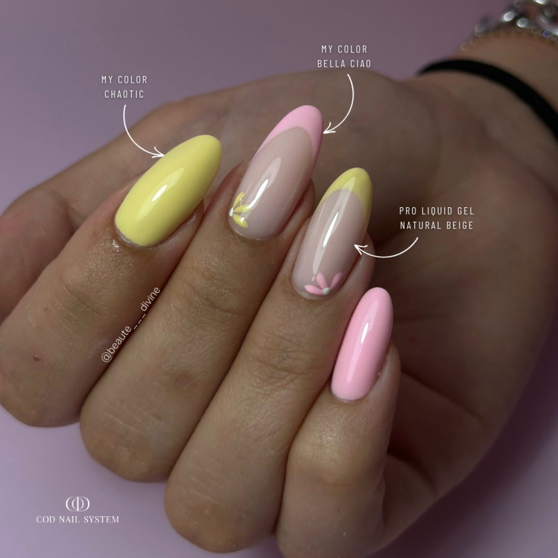 Pose en amandes avec le My Color Bella Ciao