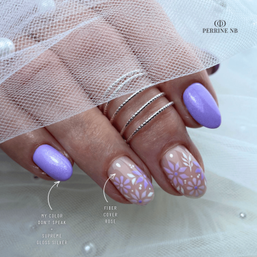 Pose en amandes avec le My Color Don't Speak, parme