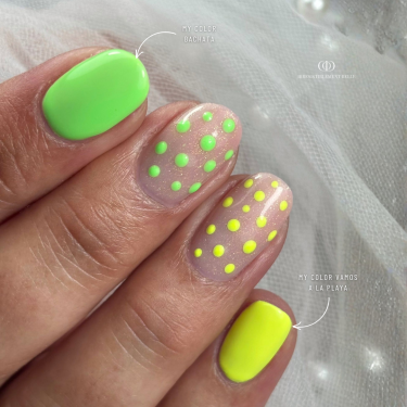 Pose ovale avec le My Color Bachata