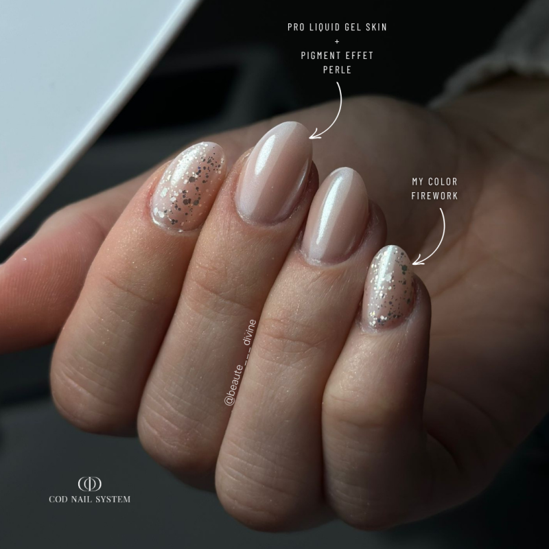 Pose ovale avec le My Color Firework