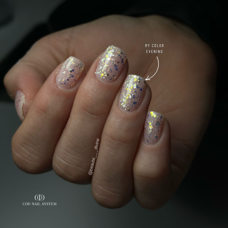 Pose carrée arrondie avec le My Color Evening