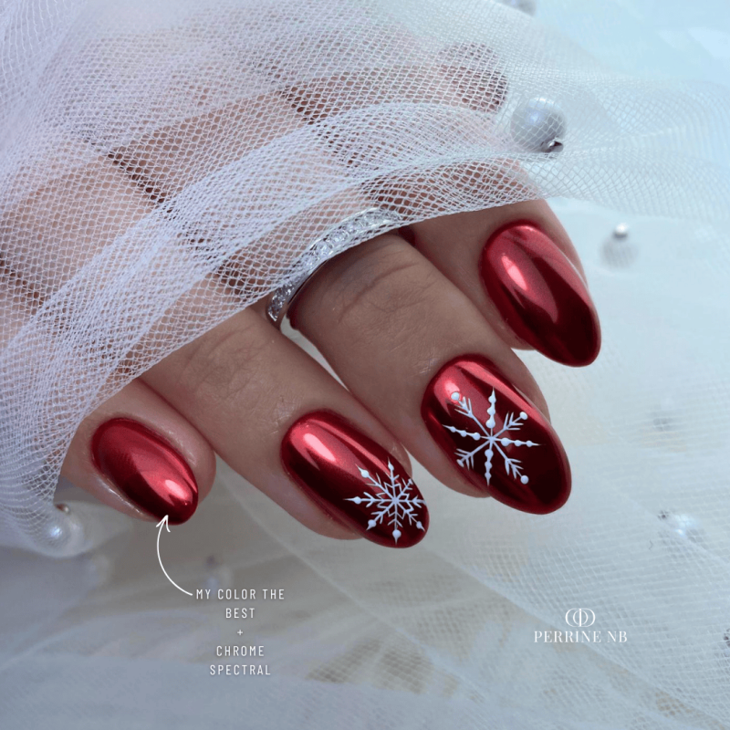 Pose en amande avec le Chrome Spectral