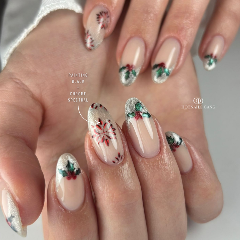 Pose en amande avec le Chrome Spectral