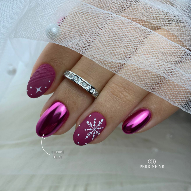 Pose en amande avec le Chrome Alizé